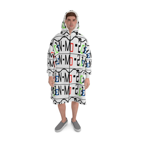 BM2-Casa 'Logo Arte' Unisex Waterproof Changing Robe