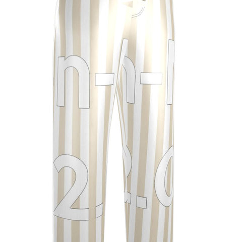 'Striped Logo' Women's Luxury Pajama Bottoms