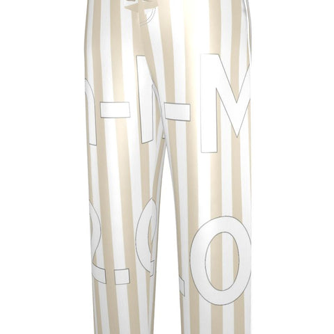 'Striped Logo' Women's Luxury Pajama Bottoms