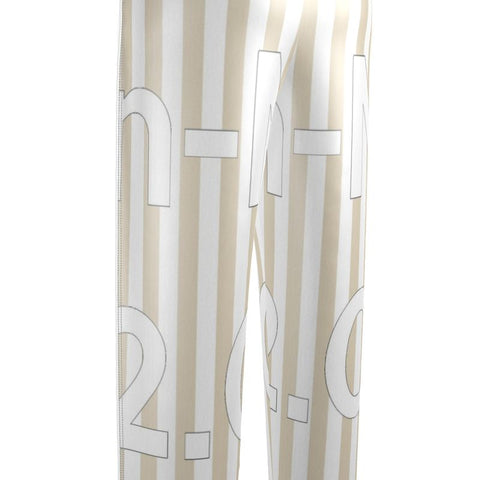 'Striped Logo' Women's Luxury Pajama Bottoms