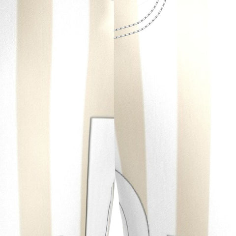 'Striped Logo' Women's Luxury Pajama Bottoms