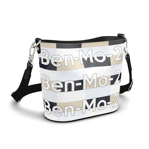 'Logo Four Corners' Penzance Large Leather Bucket Tote