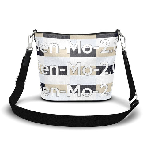 'Logo Four Corners' Penzance Large Leather Bucket Tote