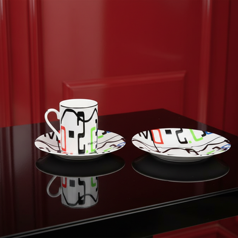 BM2-Casa 'Logo Arte' Cup and Saucer Set
