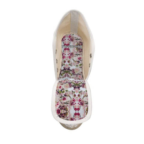 'Rulas Cherry Blossom' Women’s Hi-Top Lace Up Espadrille Wedges