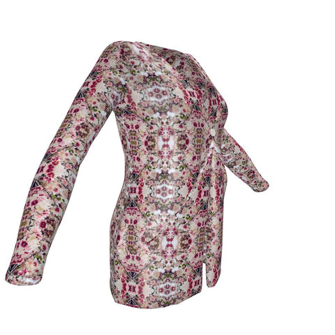 'Rula's Cherry Blossoms' Ladies Cardigan With Pockets