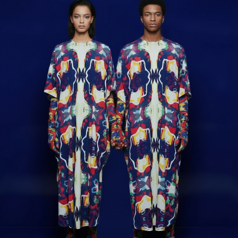 'Two Halves of the Same Coin' Kaftan
