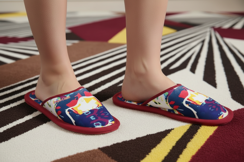 BM2-Casa 'Two Halves of the Same Coin' Unisex Slippers