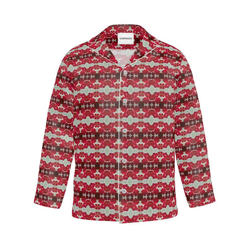BM2-Casa 'Poppies for Papi Marrakech' Men's Luxury Pajama Shirt