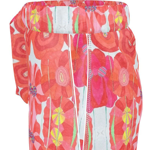 'Poppies for Papi Women's Luxury Pajama Shorts