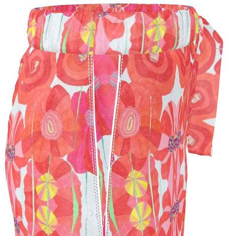 'Poppies for Papi Women's Luxury Pajama Shorts