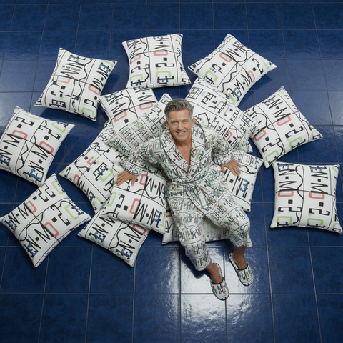 BM2-Casa 'Logo Arte' Pillow Set