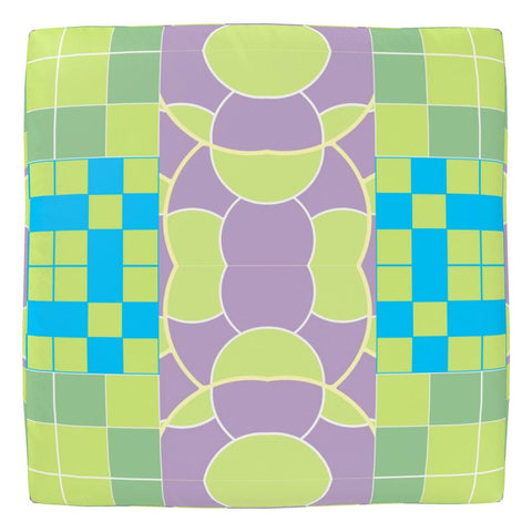 BM2-Casa 'Irish Tee Hybrid' Square Pouf