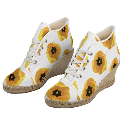 'Una Tulipa' Ladies Wedge Espadrilles