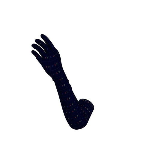 'Blackout' Long gloves