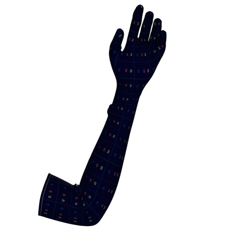 'Blackout' Long gloves