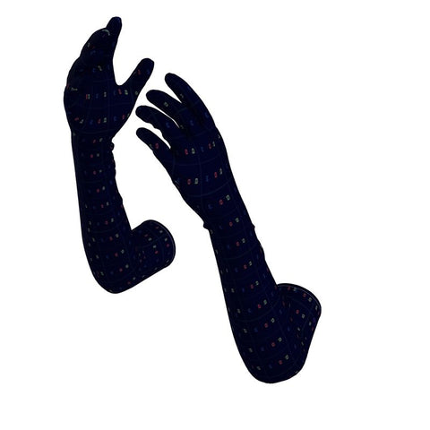 'Blackout' Long gloves