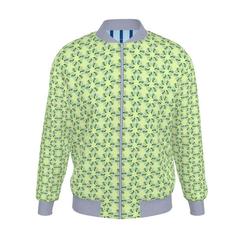 'Cool Irish Apples' Mens Reversible Silk Bomber Jacket