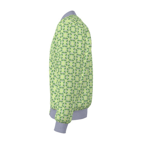 'Cool Irish Apples' Mens Reversible Silk Bomber Jacket