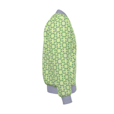 'Cool Irish Apples' Mens Reversible Silk Bomber Jacket