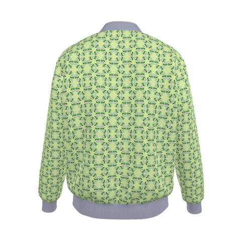 'Cool Irish Apples' Mens Reversible Silk Bomber Jacket