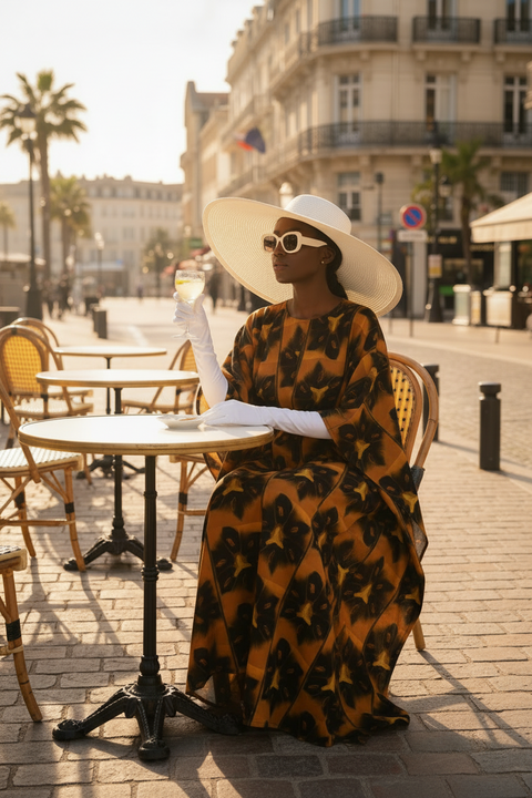 'Una Tulipa Stamen' Unisex Kaftan