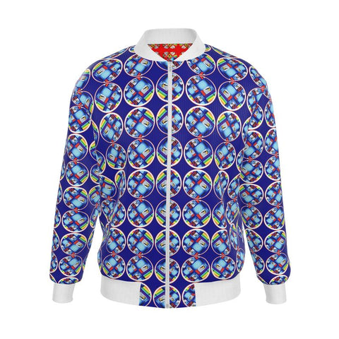 'American Dreams' Mens Reversible Silk Bomber Jacket
