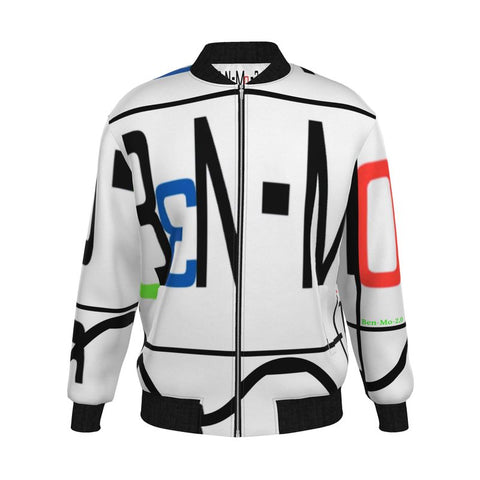 'Logo Arte' Mens Bomber Jacket