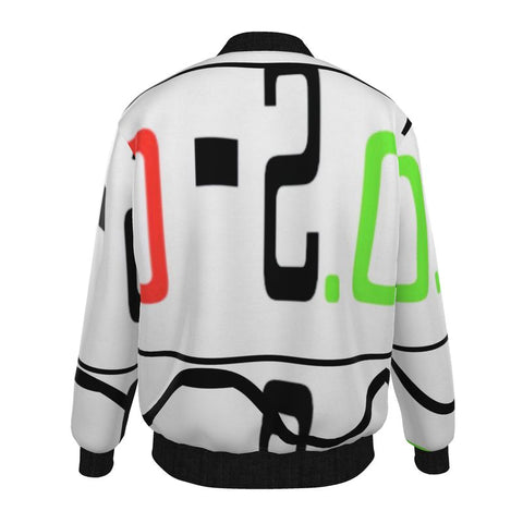 'Logo Arte' Mens Bomber Jacket