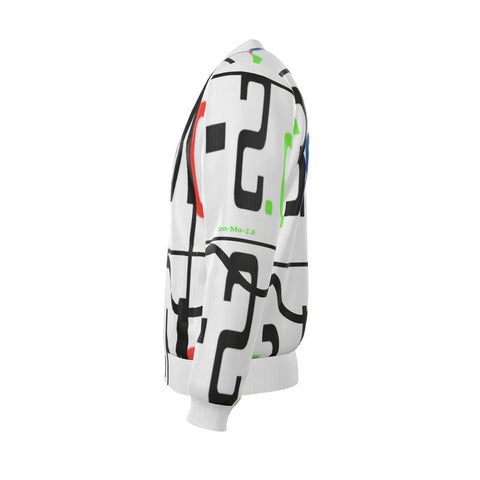 'Logo Arte-The Ben Litmus' Mens Reversible Silk Bomber Jacket