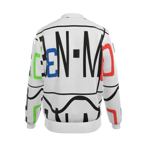 'Logo Arte-The Ben Litmus' Mens Reversible Silk Bomber Jacket