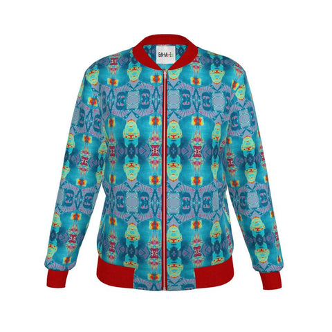 'Let Them Eat AI' Ladies Bomber Jacket