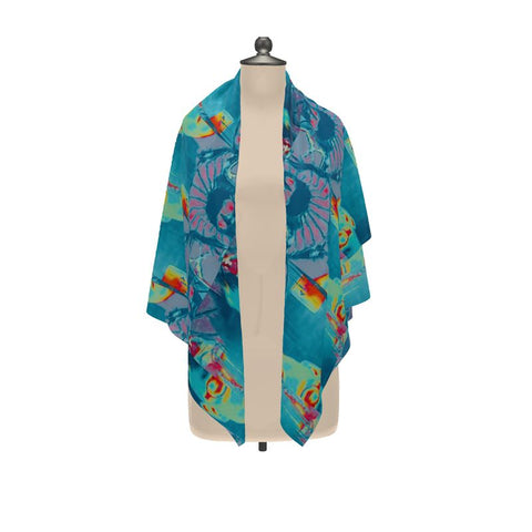 'Let Them Eat AI' Scarf Wrap or Shawl