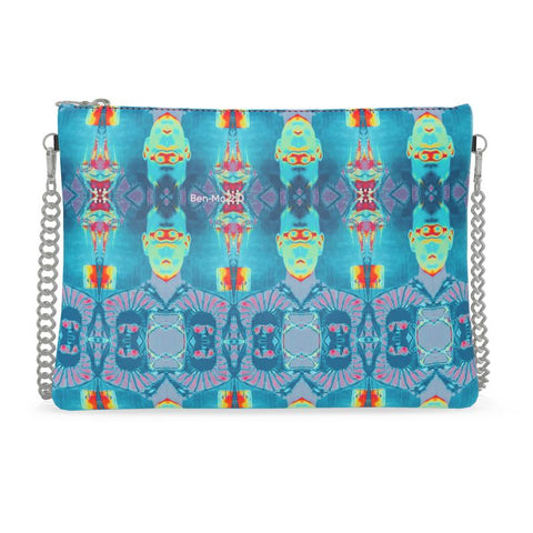 'Let Them Eat AI' Crossbody Bag With Chain