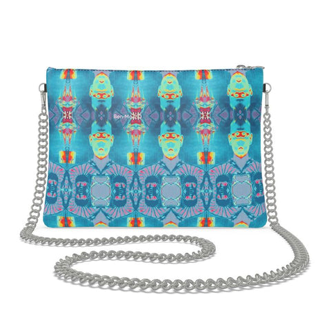'Let Them Eat AI' Crossbody Bag With Chain