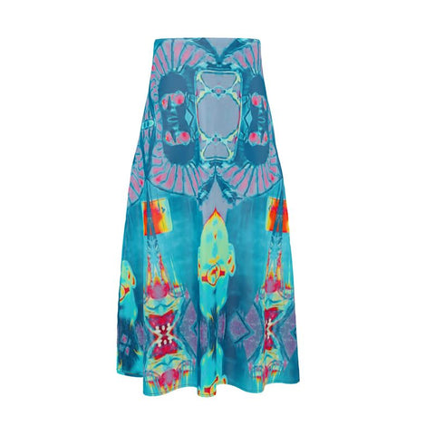 'Let Them Eat AI' Midi Skirt