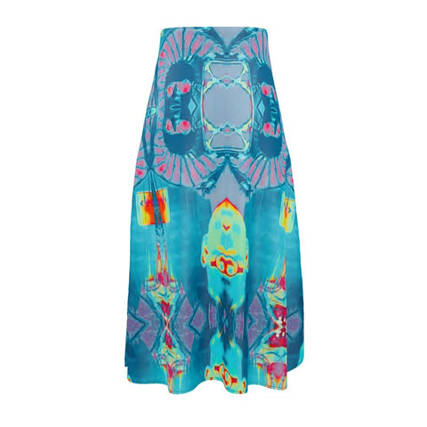 'Let Them Eat AI' Midi Skirt