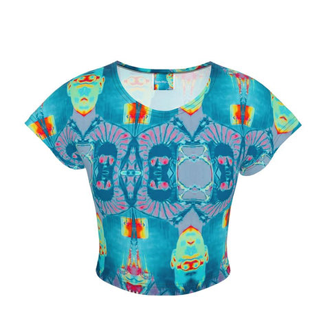 'Let Them Eat AI' Ladies Crop Top