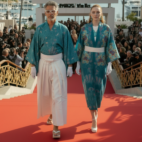 'Let Them Eat AI' Unisex Kimono