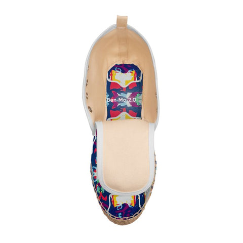 'Two Halves of the Same Coin' Hi Top Espadrilles