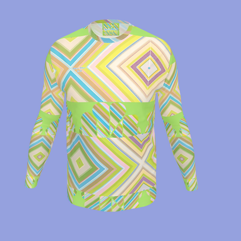 'Clover Striper-Matrix' Men's Long sleeve T-shirt