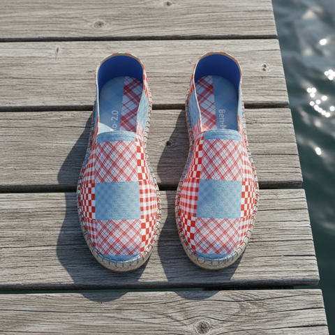 'American Gingham' Espadrilles