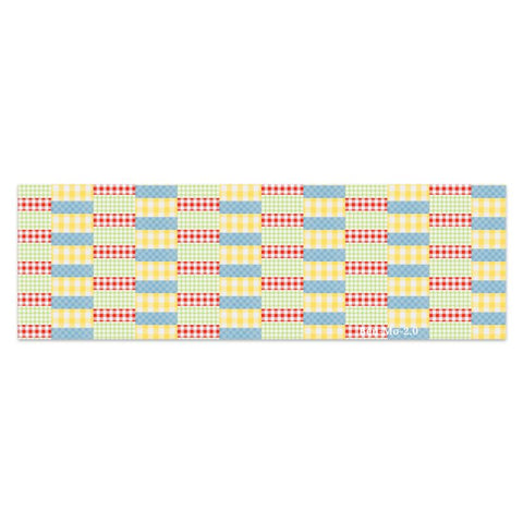 'Gingham Patchwork' Sarong