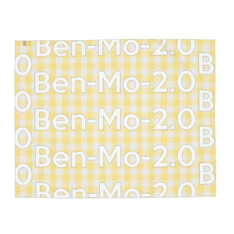 'Gingham Logo Limoncello' Scarf Wrap or Shawl