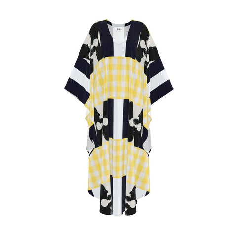 'Gingham Ben Litmus' Kaftan