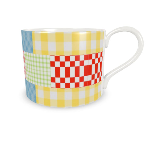 BM2-Casa 'Gingham Patchwork' Cup and Saucer