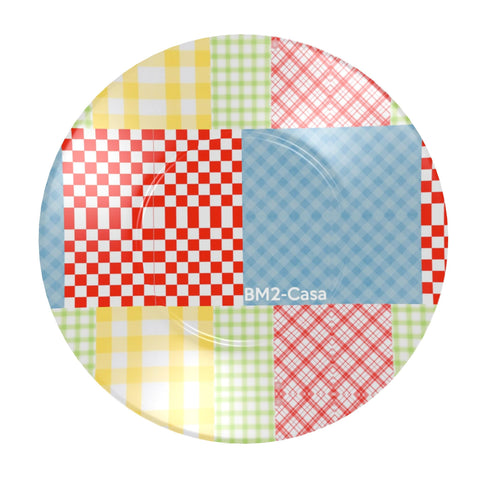 BM2-Casa 'Gingham Patchwork' Cup and Saucer