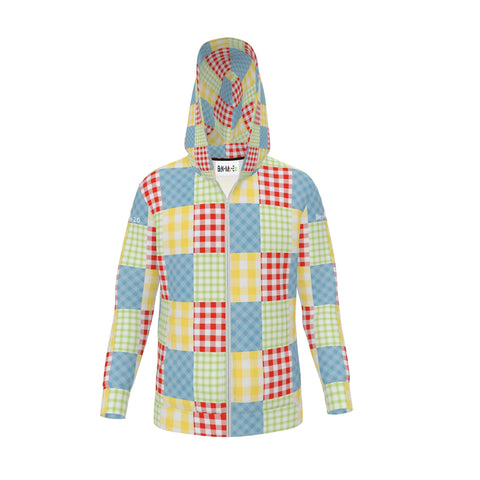 'Gingham Patchwork' Hoodie