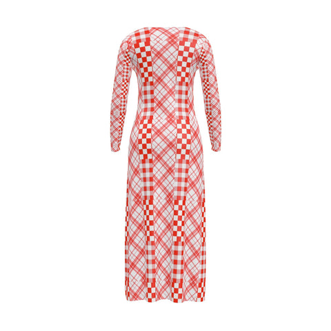 'Gingham Rouge' Ladies Cardigan