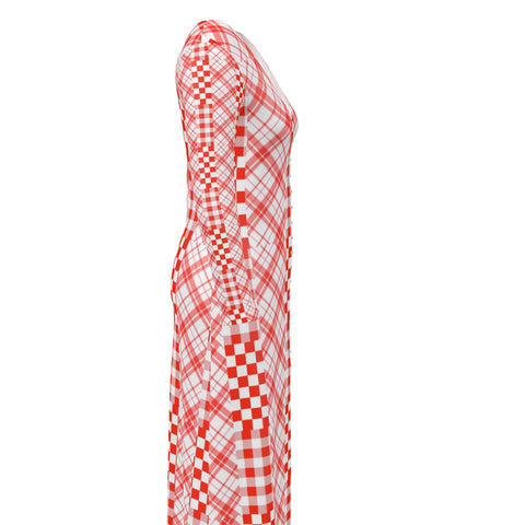 'Gingham Rouge' Ladies Cardigan